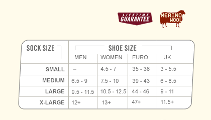 Darn Tough Men S Size Chart